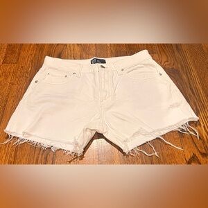 GAP Cream Denim Shorts
